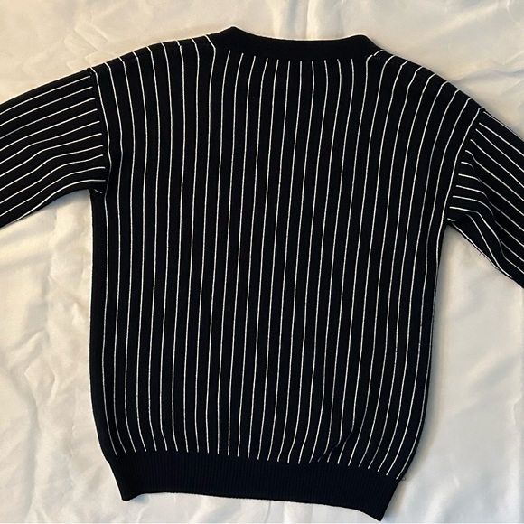 Forever 21 Navy and White Striped Cardigan - Picture 4 of 4